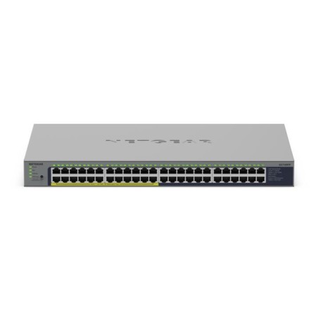 NETGEAR GS748PP Non-géré Gigabit Ethernet (10 100 1000) Connexion Ethernet, supportant l'alimentation via ce port (PoE) Gris