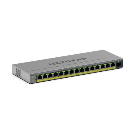 NETGEAR GS116EP Géré L2 L3 Gigabit Ethernet (10 100 1000) Connexion Ethernet, supportant l'alimentation via ce port (PoE) Gris