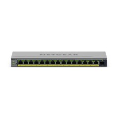 NETGEAR GS116EP Géré L2/L3 Gigabit Ethernet (10/100/1000) Connexion Ethernet, supportant l'alimentation via ce port (PoE) Gris