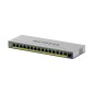 NETGEAR GS116EP Géré L2/L3 Gigabit Ethernet (10/100/1000) Connexion Ethernet, supportant l'alimentation via ce port (PoE) Gris