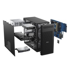 DELL Pro Max FCT2250 T2 Intel Core Ultra 7 265 32 Go DDR5-SDRAM 1 To SSD NVIDIA RTX 2000 Ada Windows 11 Pro Tower PC Noir