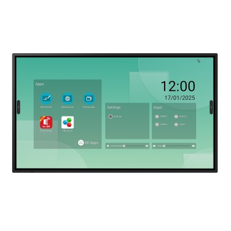 Sharp LM431 Écran plat interactif 109,2 cm (43") LED Wifi 500 cd m² 4K Ultra HD Noir Écran tactile Intégré dans le processeur