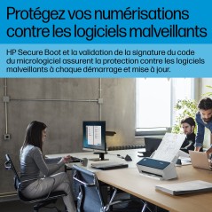 HP ScanJet Enterprise Flow 9000 s1 Scanner à défilement A3, jusqu’à 80ppm 160ipm, 600x 600 DPI
