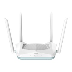 D-Link EAGLE PRO AI AX1500 Smart Router routeur sans fil Gigabit Ethernet Bi-bande (2,4 GHz 5 GHz) Blanc