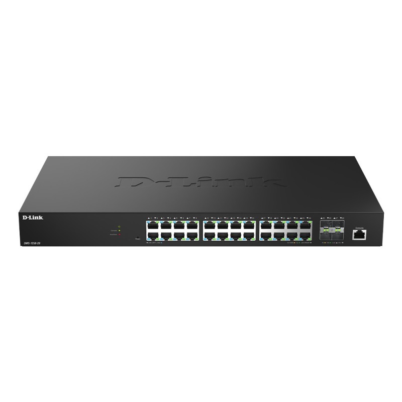 D-Link DMS-1250-28/E commutateur réseau Géré L2 2.5G Ethernet (100/1000/2500) Noir D-Link DMS-1250-28/E commutateur réseau Géré L2 2.5G Ethernet (100/1000/2500) Noir