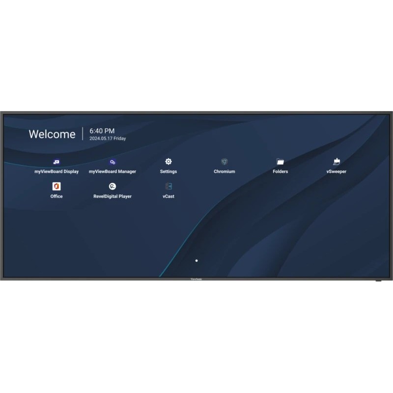 Viewsonic CDE105UW tableau blanc interactif 2,67 m (105") 5120 x 2160 pixels Noir