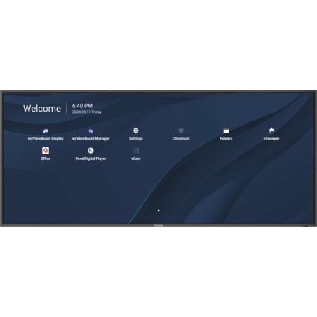 Viewsonic CDE105UW tableau blanc interactif 2,67 m (105") 5120 x 2160 pixels Noir