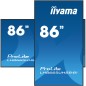 iiyama LH8665UHSB-B1 Écran d'affichage dynamique En forme de kiosk 2,18 m (86") LED Wifi 800 cd/m² 4K Ultra HD Noir Intégré iiyama LH8665UHSB-B1 Écran d'affichage dynamique En forme de kiosk 2,18 m (86") LED Wifi 800 cd/m² 4K Ultra HD Noir Intégré