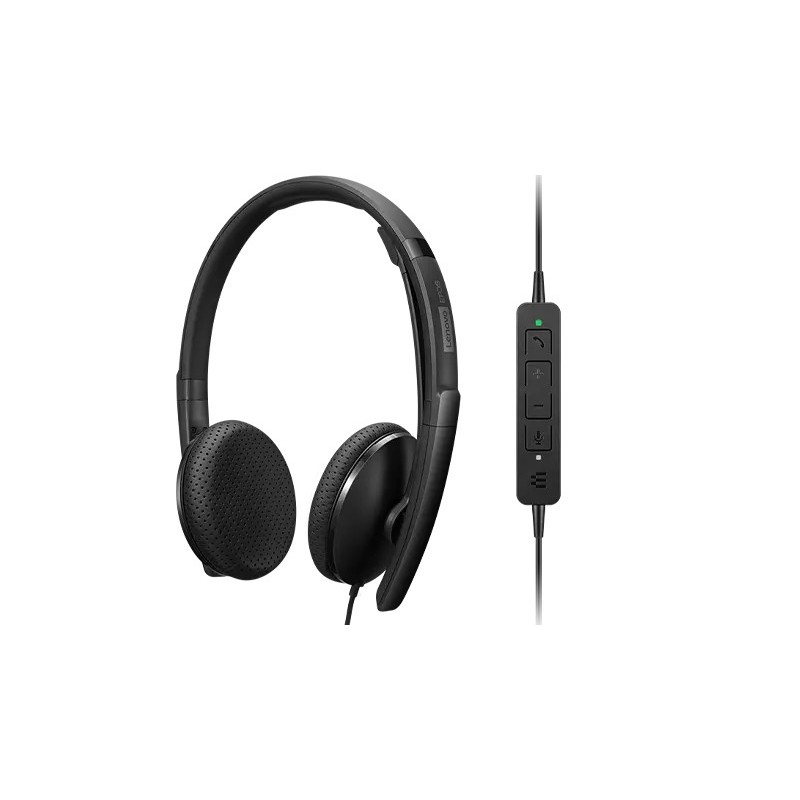 Lenovo 4XD1M39028 casque Avec fil Arceau USB Type-C Noir Lenovo 4XD1M39028 casque Avec fil Arceau USB Type-C Noir
