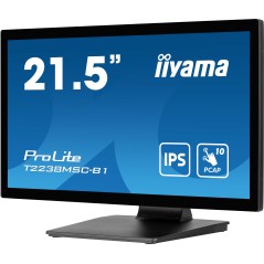 iiyama ProLite T2238MSC-B1 écran plat de PC 54,6 cm (21.5") 1920 x 1080 pixels Full HD LED Écran tactile Noir