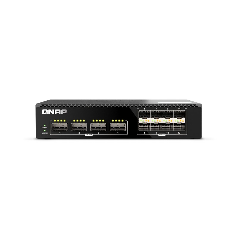 QNAP QSW-M7308R-4X commutateur réseau Géré L3 1U Noir QNAP QSW-M7308R-4X commutateur réseau Géré L3 1U Noir