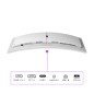 Philips Evnia 8000 49M2C8900/00 écran plat de PC 124,2 cm (48.9") 5120 x 1440 pixels Dual QHD QD-OLED Blanc
