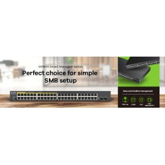 Zyxel GS1900-48-EU0102F commutateur réseau L2 Gigabit Ethernet (10 100 1000) Noir