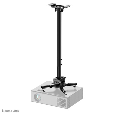 Neomounts CL25-550BL1 Support de plafond pour vidéoprojecteur - h74.5-114.5 cm - installation facile - orientable