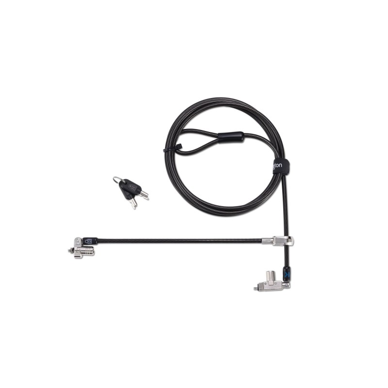 Kensington Câble de sécurité N17 2.0 à deux verrous à clé pour encoches Wedge Kensington Câble de sécurité N17 2.0 à deux verrous à clé pour encoches Wedge