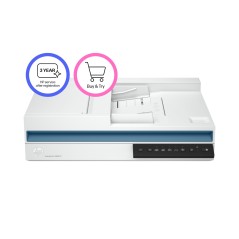 HP Scanjet Pro 3600 f1 Scanner à plat et chargeur automatique 1200 x 1200 DPI A4 Blanc