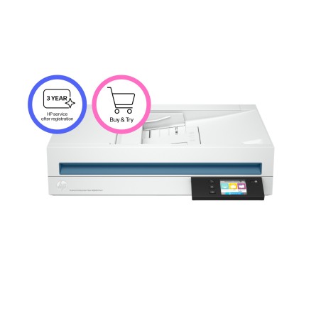 HP ScanJet Enterprise Flow N6600 fnw1 Scanner à plat A4 avec chargeur automatique, jusqu’à 50 ppm/100 ipm,1200 x 1200 DPI