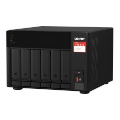 QNAP TVS-675 NAS Tower ZhaoXin KaiXian KX-6000 KX-U6580 8 Go DDR4 0 To QuTS hero Noir