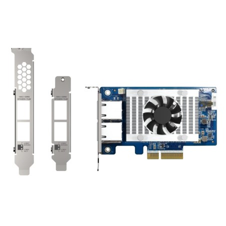 QNAP QXG-10G2T-X710 carte réseau Interne Ethernet 1000 Mbit s