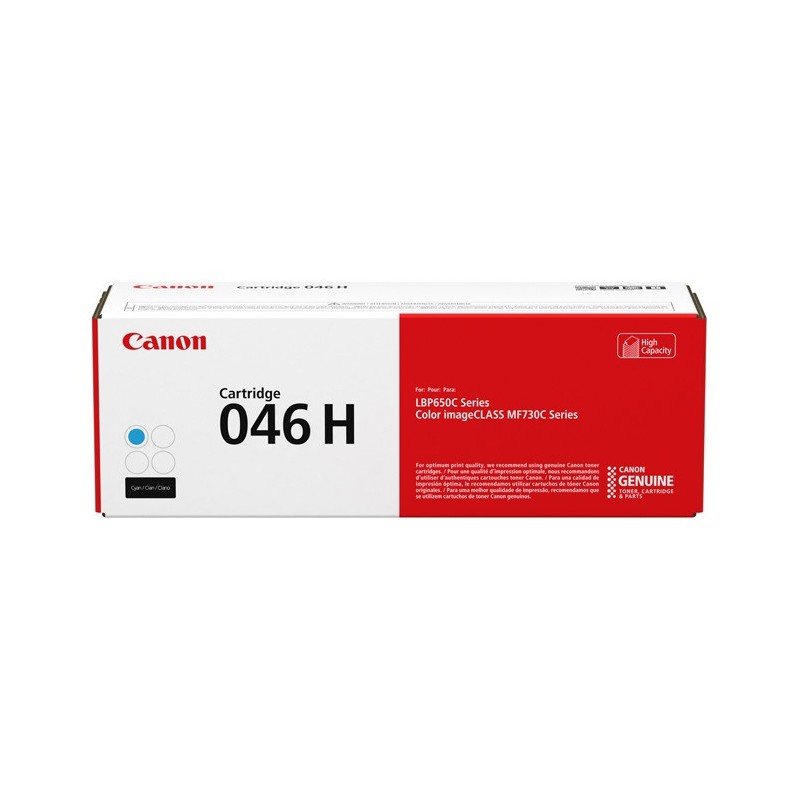 Canon 046 H Cartouche de toner 1 pièce(s) Original Cyan Canon 046 H Cartouche de toner 1 pièce(s) Original Cyan