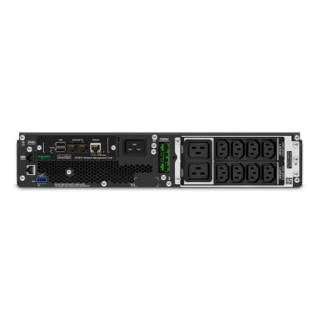 APC Smart-UPS en ligne SRT2200RMXLI-NC - 2200 VA, 8x C13 et 2x C19, montage en rack, NMC