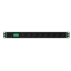 APC Easy Rack unité de distribution d'énergie 8 sortie(s) CA 1U Noir