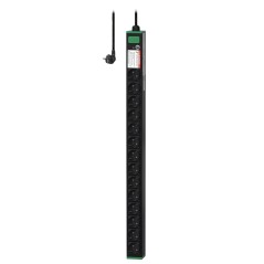 APC Easy Rack unité de distribution d'énergie 14 sortie(s) CA 0U Noir