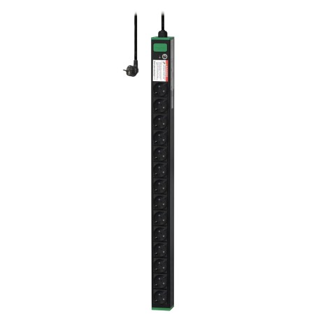 APC Easy Rack unité de distribution d'énergie 14 sortie(s) CA 0U Noir