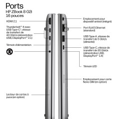HP DW8D6ET laptop Copilot+ PC Intel Core Ultra 7 356H 40,6 cm (16") WUXGA 16 Go DDR5-SDRAM 1 To SSD Wi-Fi 7 (802.11be) Windows