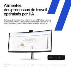 HP DW8E8ET PC poste de travail Intel Core Ultra 9 285 32 Go DDR5-SDRAM 1 To SSD Windows 11 Pro Mini PC Station de travail AI