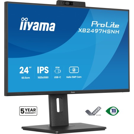 iiyama ProLite XB2497HSNH-B1 24IN IPS LCD 4MS 1920X1080 350CD M2 HDMI DP USB 2 écran plat de PC 60,5 cm (23.8") 1920 x 1080