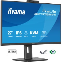 iiyama ProLite XB2797QSNPH-B1 27IN IPS LCD 4MS 2560X1440 350CD M2 HDMI DP USB 2 écran plat de PC 68,6 cm (27") 2560 x 1440