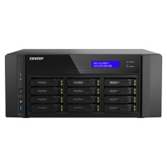 QNAP QAI-h1290FX NAS Tower EPYC 7302P 128 Go DDR4 0 To QuTS hero Noir