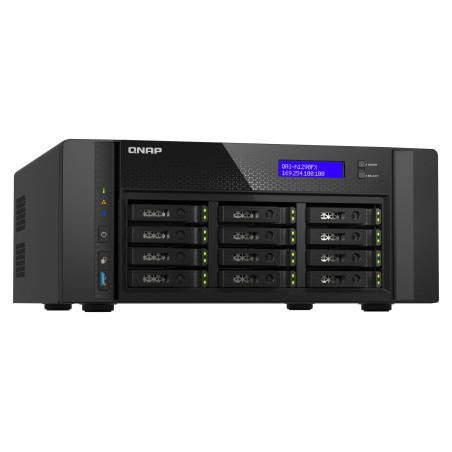 QNAP QAI-h1290FX NAS Tower EPYC 7302P 128 Go DDR4 0 To QuTS hero Noir