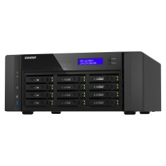 QNAP QAI-h1290FX NAS Tower EPYC 7302P 128 Go DDR4 0 To QuTS hero Noir