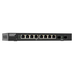 QNAP QSW-L2110-2S8T commutateur réseau Géré Bureau Noir