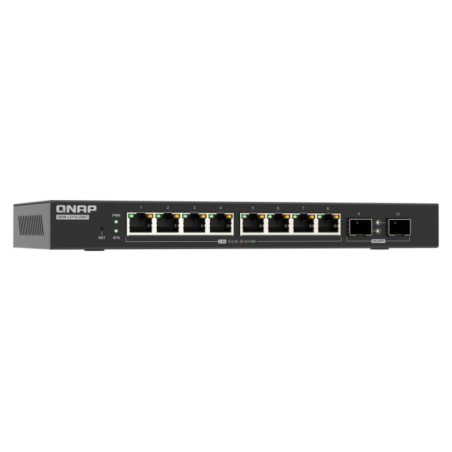 QNAP QSW-L2110-2S8T commutateur réseau Géré Bureau Noir
