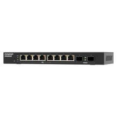 QNAP QSW-L2110-2S8T commutateur réseau Géré Bureau Noir