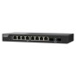 QNAP QSW-L2110-2S8T commutateur réseau Géré Bureau Noir