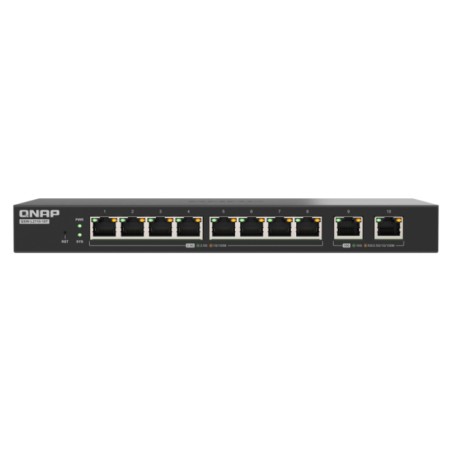QNAP QSW-L2110-10T commutateur réseau Géré Bureau Noir