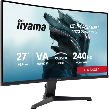 iiyama G-MASTER GC2784HSU-B1 écran plat de PC 68,6 cm (27") 1920 x 1080 pixels Full HD LCD Noir