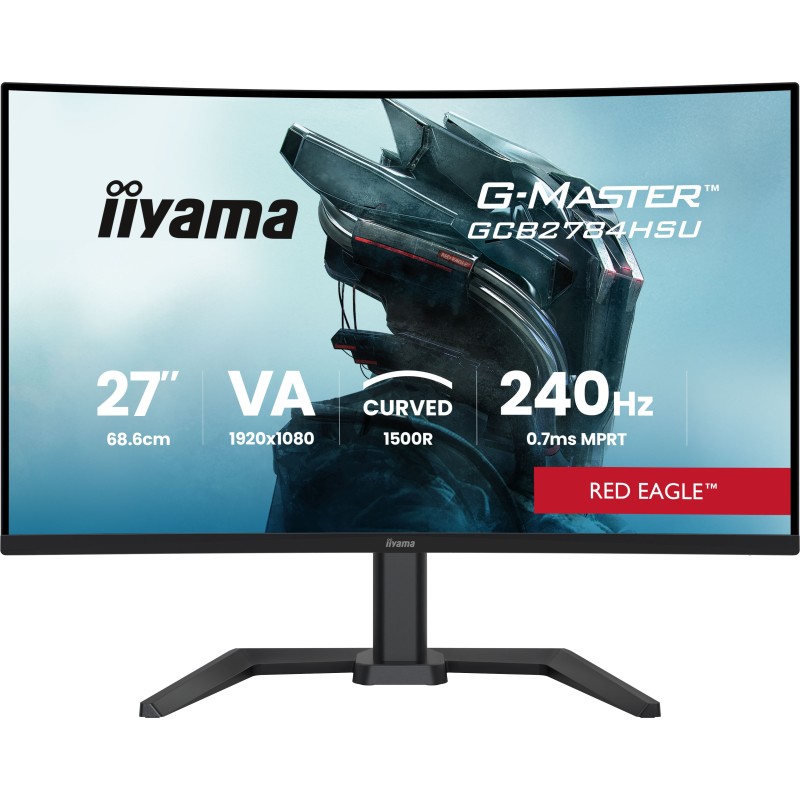 iiyama G-MASTER GCB2784HSU-B1 écran plat de PC 68,6 cm (27") 1920 x 1080 pixels Full HD LCD Noir