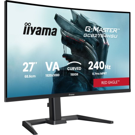 iiyama G-MASTER GCB2784HSU-B1 écran plat de PC 68,6 cm (27") 1920 x 1080 pixels Full HD LCD Noir