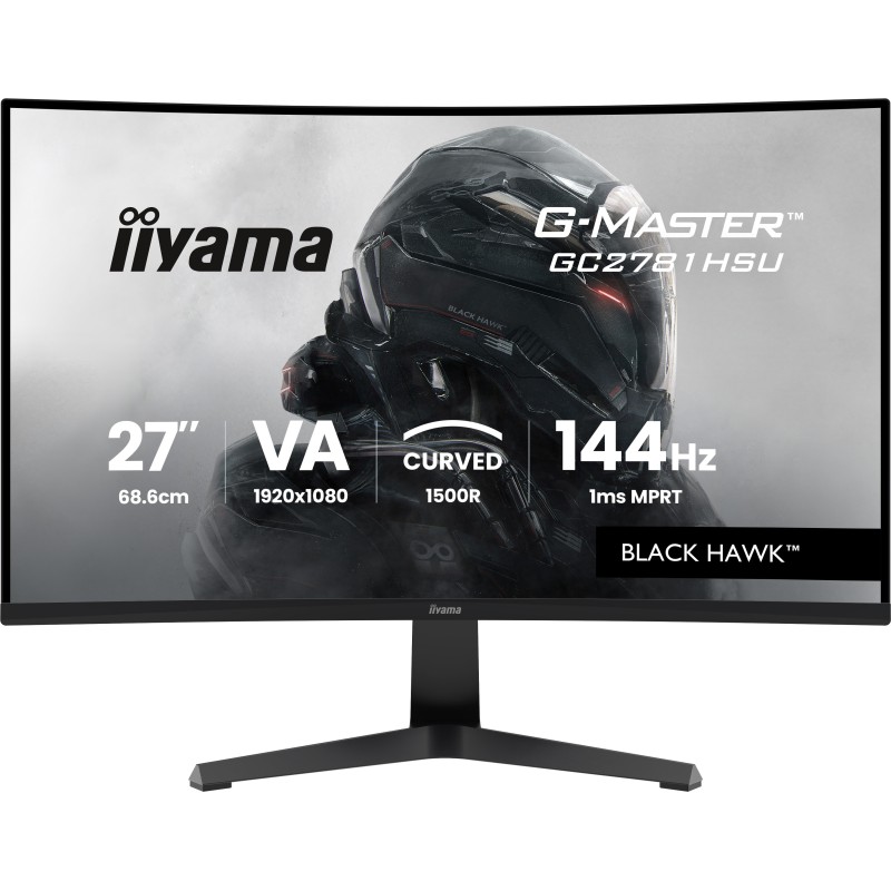 iiyama G-MASTER GC2781HSU-B1 écran plat de PC 68,6 cm (27") 1920 x 1080 pixels Full HD LCD Noir