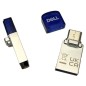 DELL AD564595 lecteur USB flash 128 Go USB Type-A / USB Type-C 3.2 Gen 1 (3.1 Gen 1) Bleu, Argent
