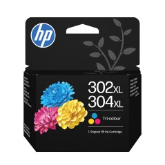 HP 302XL 304XL Cartouche d’encre trois couleurs authentique