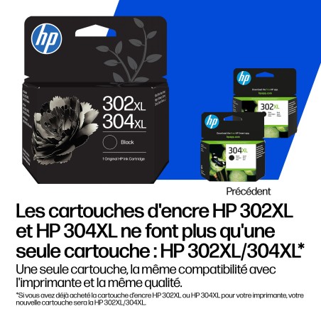 HP 302XL/304XL Cartouche d’encre trois couleurs authentique