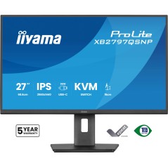 iiyama ProLite XB2797QSNP-B1 écran plat de PC 68,6 cm (27") 2560 x 1440 pixels Quad HD LCD Noir