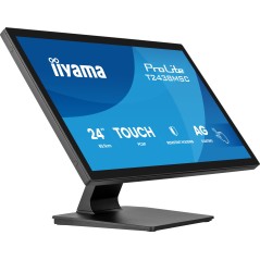 iiyama ProLite T2438MSC-B2 écran plat de PC 60,5 cm (23.8") 1920 x 1080 pixels Full HD LED Écran tactile Noir