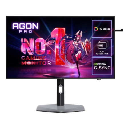 AOC AGP327UZD écran plat de PC 80 cm (31.5") 3840 x 2160 pixels 4K Ultra HD OLED Noir, Gris